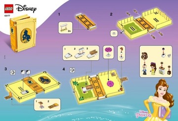 LEGO Instrukcja Belle's Storybook Advent. 43177-1