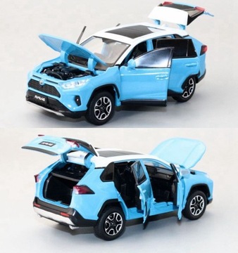 Модель автомобиля для детей----1:32.RAV4 SUV Sedan, металл, CE, свет