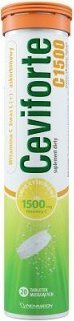 Novascon CEVIFORTE C 1500 20 tabl. mus. WITAMINA C