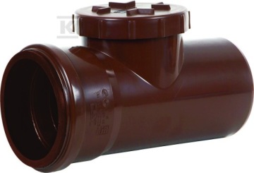 REWIZJA RYNNY 75 mm Z SITKIEM DO RYNIEN BRĄZ Rynny Kaczmarek Karolina