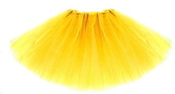 SPÓDNICZKA TIUL tiulowa tutu I 40 cm I ŻÓŁTA