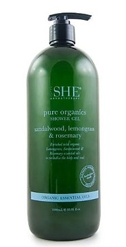 OM SHE AROMATHERAPY Shower Gel Sandalwood 1000 ECO