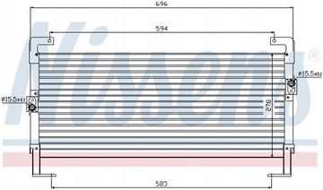 CHLADIČ KLIMATIZACE CHRYSLER NEON (95-) 1.8 I 16V NISSENS