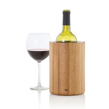 Контейнер-холодильник для вина и шампанского из дерева акации ADHOC Vine K3