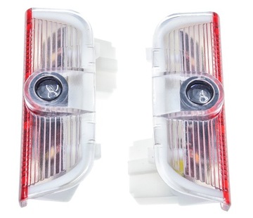 Светодиодный проектор логотипа ŠKODA SUPERB Super B 2 3 3T 3V с голограммой для двери