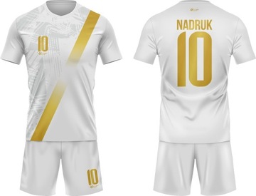KOMPLET SPORTOWY PIŁKARSKI PERSONALIZOWANY KOLORY DO WYBORU 263