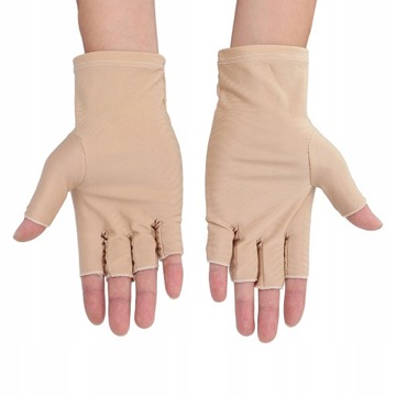 ПЕРЧАТКИ ДЛЯ УФ-МАНИКЮРА ЗАЩИТНЫЕ ИЗ ХЛОПКОВОГО ВОЛОКНА