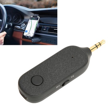 Adapter Bluetooth 3,5 mm 2 w 1 Obsługa połączeń w