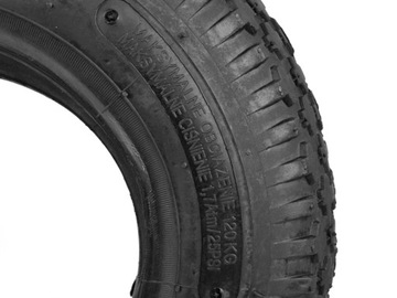 ШИНА С ТРУБОЙ 4.80/4.00-8 2PR ДЛЯ КОЛЕСА ТЕЛЕЖКИ ДО 120КГ 390ММ