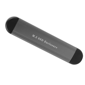 КОРПУС SSD M.2 NVME SATA USB-C СЕРЫЙ