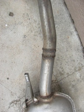 Mercedes W124 Выхлопная система, последний и средний глушитель