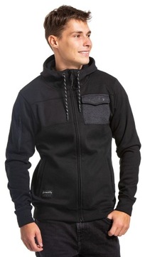 bluza Meatfly Josh Zip - Black