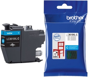 ORYGINALNY TUSZ BROTHER LC3619XLC CYAN 1500 str.