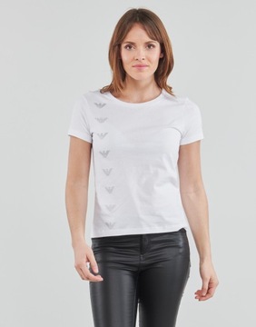 EMPORIO ARMANI damski t-shirt koszulka zdobiona S