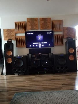 4x АКУСТИЧЕСКИЕ ПАНЕЛИ |50x50x5см| Панель «Пульсар» 4 шт + крепления Белый |