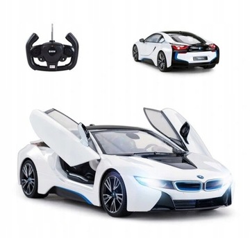 SAMOCHÓD STEROWANY AUTO RC BMW i8 drzwi na pilota
