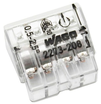 WAGO SZYBKOZŁĄCZKA 8x0,5-2,5 mm2 ZŁĄCZKA KOSTKA