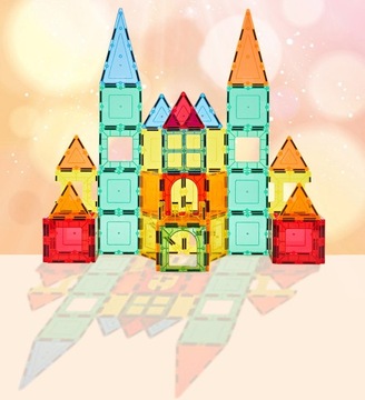 МАГНИТНЫЕ СТРОИТЕЛЬНЫЕ БЛОКИ CRYSTAL MAGNETIC 60 ШТ.