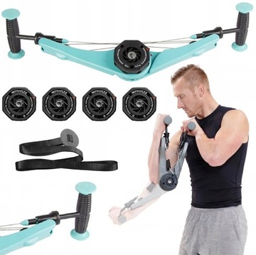 EKSPANDER OPOROWY TRENINGOWY DO ĆWICZEŃ FITNESS RAMION I KLATKI PIERSIOWEJ