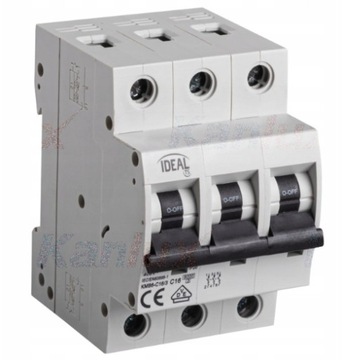 Wyłącznik nadprądowy C16 3P KMB6-C16/3 Ideal