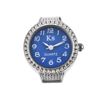 Creative anillos Finger Ring Watch Punk Mini