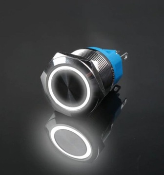 Przycisk przełącznik guzik 16mm okrąg LED 5V bi
