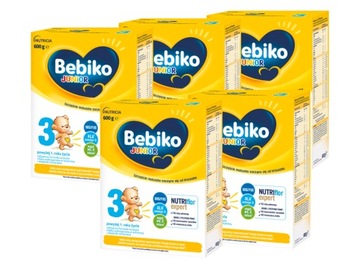 Bebiko Junior 3 Питательная формула НАБОР 5x600г