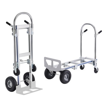VEVOR Składany Transportowy 2w1 249-363kg Wózek transportowy Stop aluminium