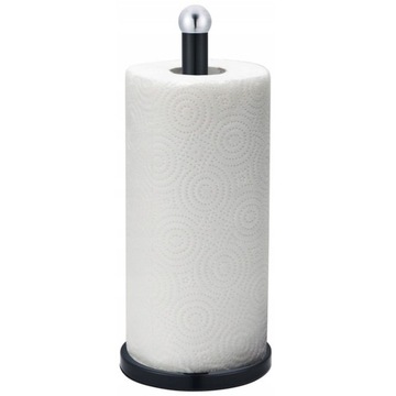 Вешалка для бумажных полотенец КУХОННАЯ, ЧЕРНАЯ