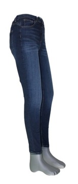 Cross Judy jeansy damskie rurki 7/8 wysoki stan oryginalne - W28/L32