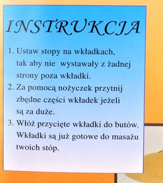 ŻELOWE WKŁADKI MAGNETYCZNE MASUJĄCE DO BUTÓW DLA BABCI DZIADKA ORTO FAKIRKI