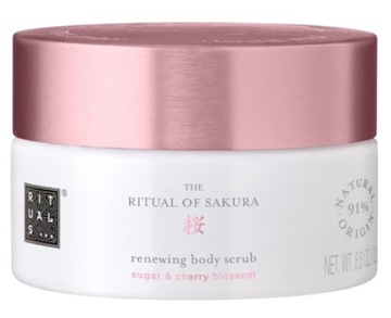 Rituals Sakura Renewing Body Scrub Cukrowy peeling do ciała