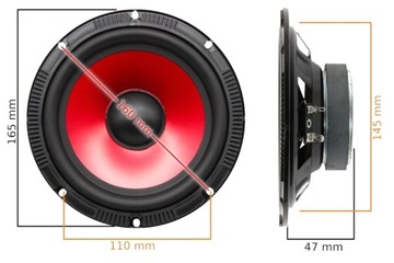 Автомобильные колонки JBL решетки 16,5см 165мм 240Вт бас для дверей МОЩНЫЙ