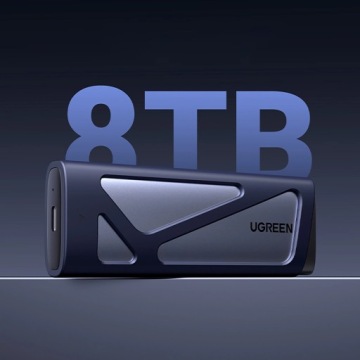 Корпус для SSD Ugreen CM767 M.2 NVMe/SATA - серебристый