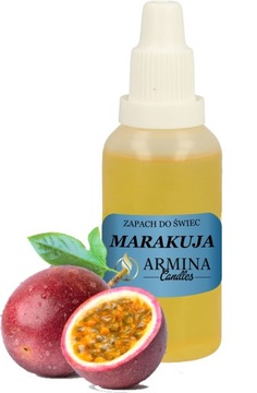 ZAPACH DO ŚWIEC PARAFINY WOSKU MARAKUJA 30ML OLEJEK DO KOMINKA