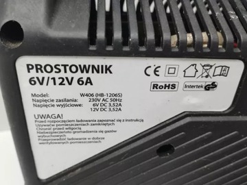 PROSTOWNIK 6V/12V 6A W406
