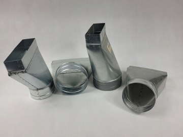 АСИММЕТРИЧНАЯ РЕДУКЦИЯ круглая 200х50/100 дгп