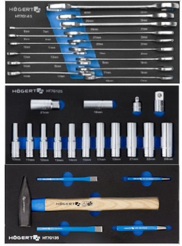 HOGERT HT7G062 ТЕЛЕЖКА ДЛЯ ИНСТРУМЕНТОВ 410 шт.