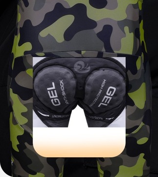 Zestaw Rowerowy Kolarski MĘSKI Koszulka Spodenki Żelowe Z SZELKAMI PRO 6XL