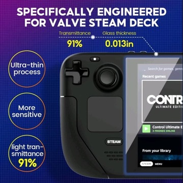 Защитное стекло из закаленного стекла 9H для платформы Steam