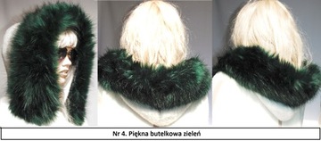 готовый меховой КАПЮШОН, ШАРФ, ВОРОТНИК