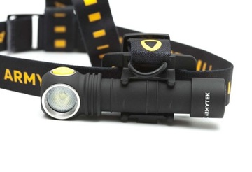 BARDZO MOCNA Latarka czołowa kątowa Armytek Wizard