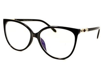 ЖЕНСКИЕ ПРОЗРАЧНЫЕ ОЧКИ С АНТИБРАЖНЫМ ОТРАЖЕНИЕМ И ФИЛЬТРОМ СИНЕГО СВЕТА