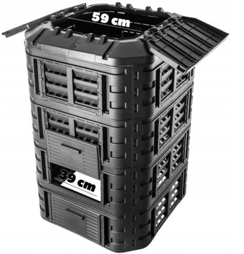 KOMPOSTOWNIK MODUŁOWY DO OGRODU 15KG WIELE KOMBINACJI I STAGNACJI XXXL