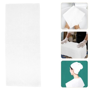 Одноразовые спа-полотенца для волос, 100 шт.