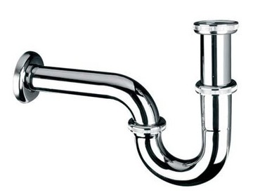 MCALPINE Syfon umywalkowy rurowy chrom 215CB