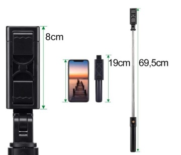 ПАЛКА ДЛЯ СЕЛФИ ШТАТИВ ПУЛЬТ BLUETOOTH