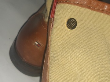 TOMMY HILFIGER BOTKI roz.38-24,5CM SKÓRA