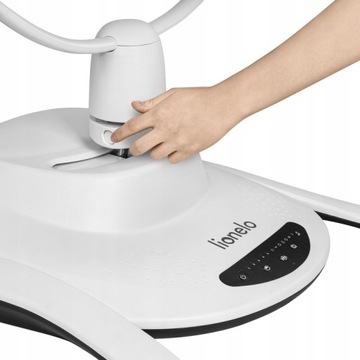 КРОВАТЬ, КАЧАЛКА, КОМПЛЕКТ BELLA СЕРЫЙ 2 В 1 LIONELO PILOT MELODY