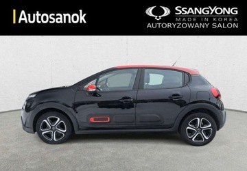 Citroen C3 III Hatchback Facelifting 1.2 PureTech 83KM 2021 Citroen C3 Citroen C3 Zadbany Czerwony Czarny AndroidAuto Klima, zdjęcie 7